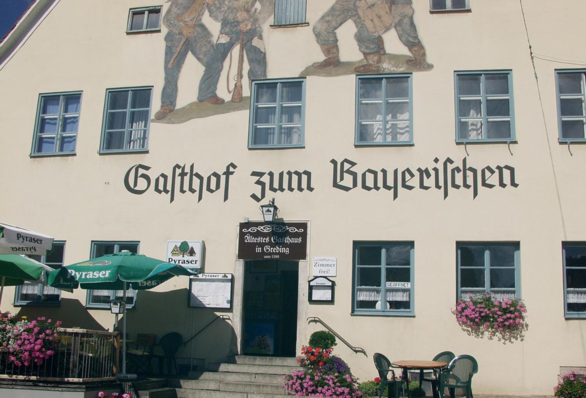 Отель Gasthof Zum Bayerischen Грединг Экстерьер фото