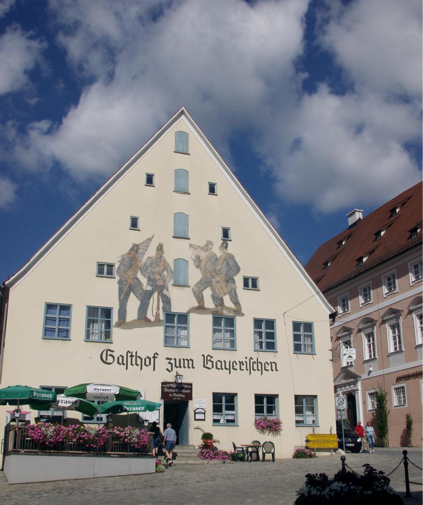 Отель Gasthof Zum Bayerischen Грединг Экстерьер фото